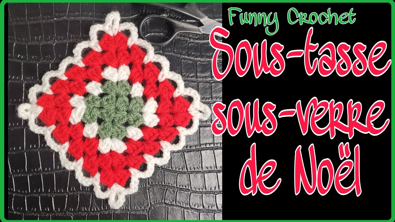 Le dernier tuto de Noël 😁 sous-verre 