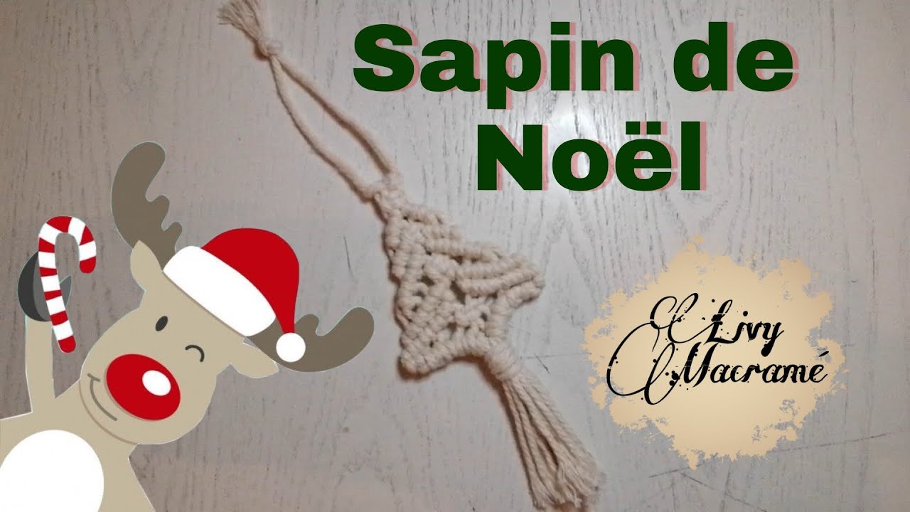 DIY sapin de noël en macramé #1 | Livy Macramé