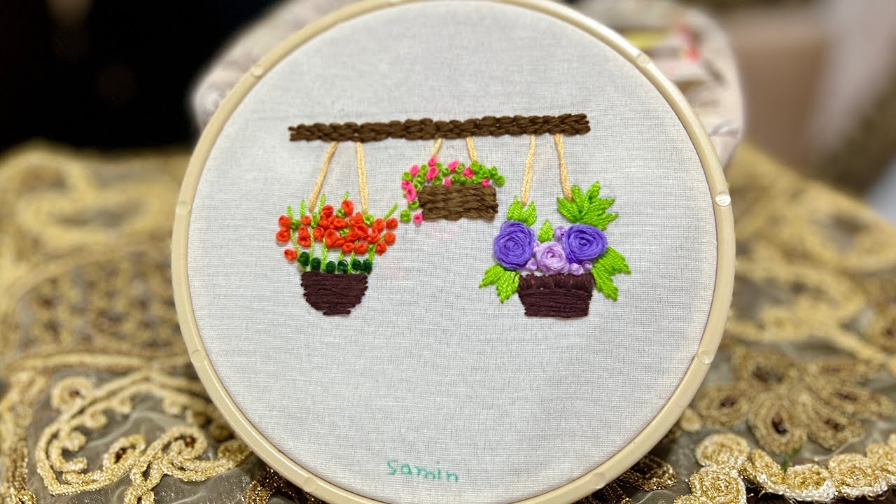 3 EASY Hand Embroidery for Beginners 