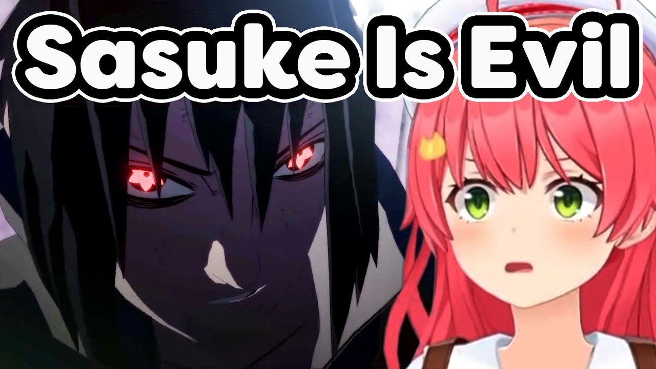 🌸Sakura Miko Tells Sasuke to Listen to Gaara, but He Says 'I'm on the Dark Side!' 😡⚔️【Hololive/Miko】