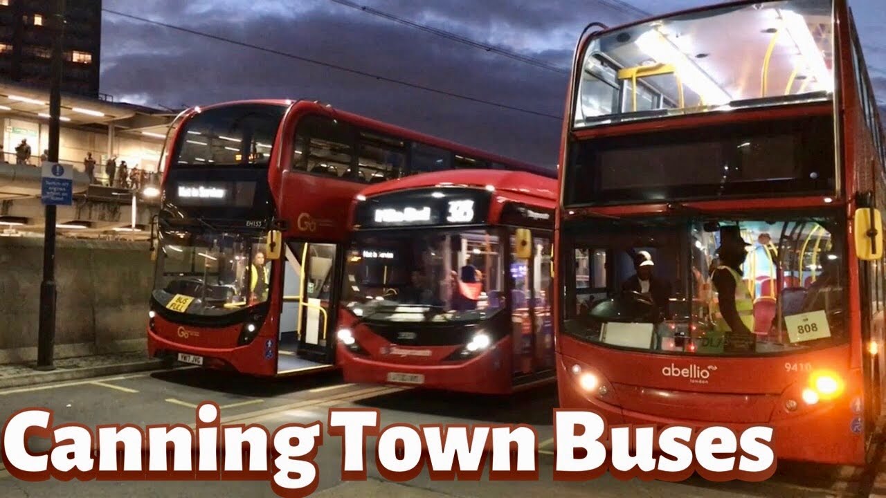 London Bus Rides 2020 ! London Buses at Canning Town bus station