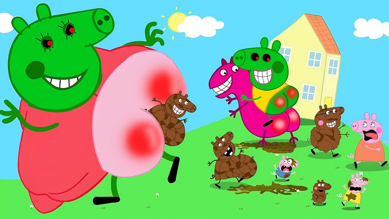 Peppa Pig Faces a Zombie Invasion in the City! 🧟&zwj;♀️ | Peppa Pig Funny Animation