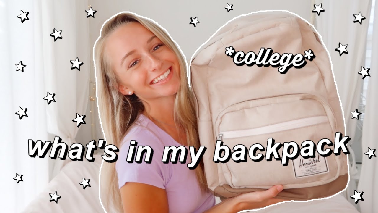 WHAT’S IN MY COLLEGE BACKPACK 2025