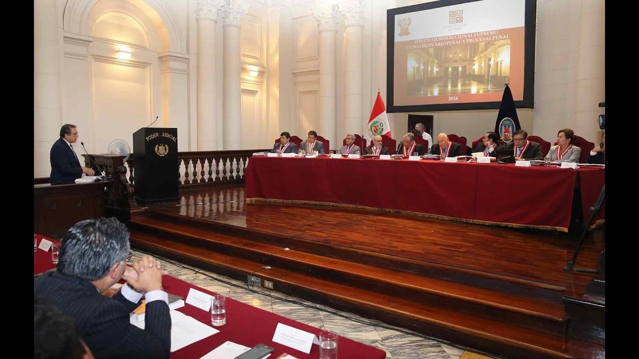 21-01-2016 - II PLENO JURISDICCIONAL SUPREMO EXTRAORDINARIO EN MATERIA PENAL Y PROCESAL PENAL