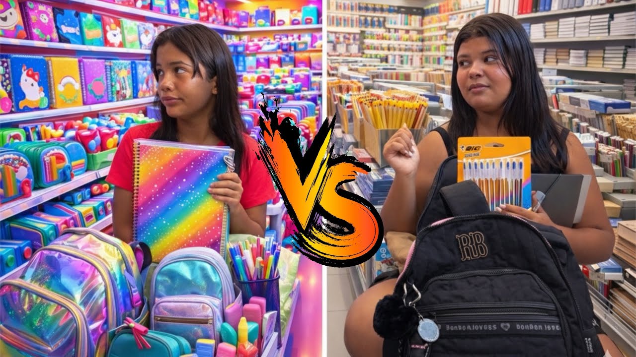 QUEM MONTOU O MELHOR MATERIAL ESCOLAR 2026? 🎒🔥