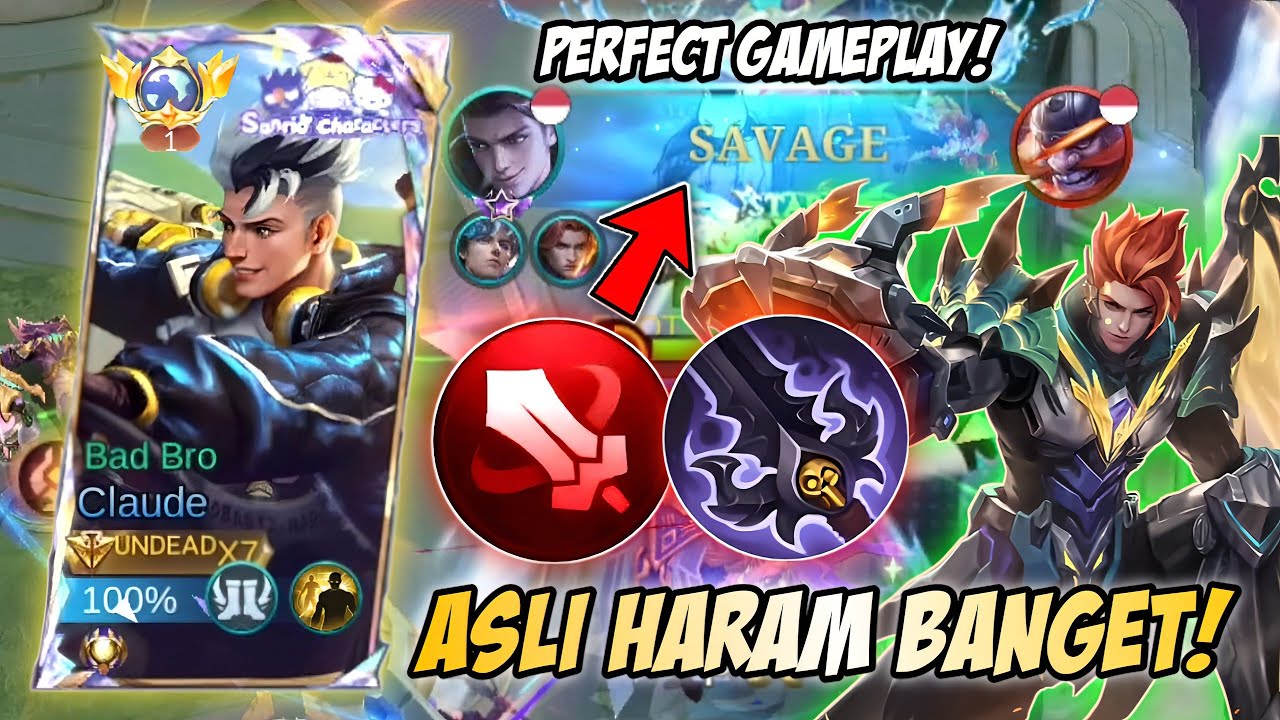 GILA! PADAHAL TEAM KENA BANTAI EARLY GAME TAPI MASIH BISA BIKIN COMEBACK? | TOP GLOBAL CLAUDE - MLBB