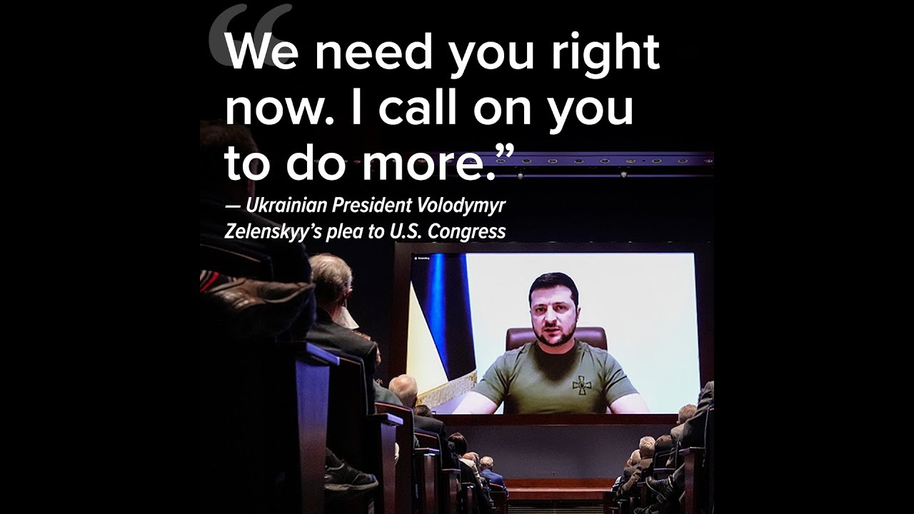 Ukrainian President Volodymyr Zelenskyy's appeal to US Congress: FULL SPEECH