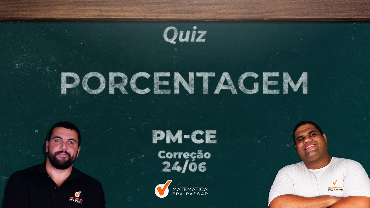 Aumentos e Descontos sucessivos para PM CE | Quiz MPP