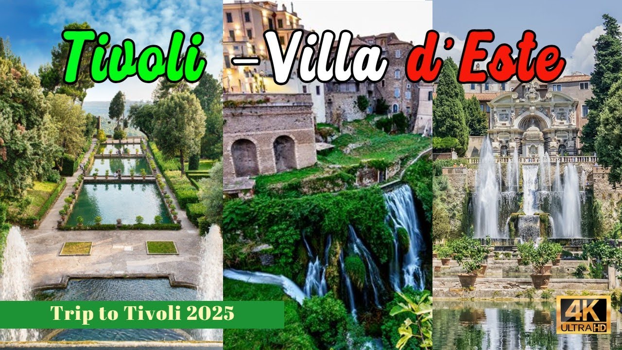 Villa d’Este Tivoli | Top Places to Visit  🇮🇹 | 4K UHD