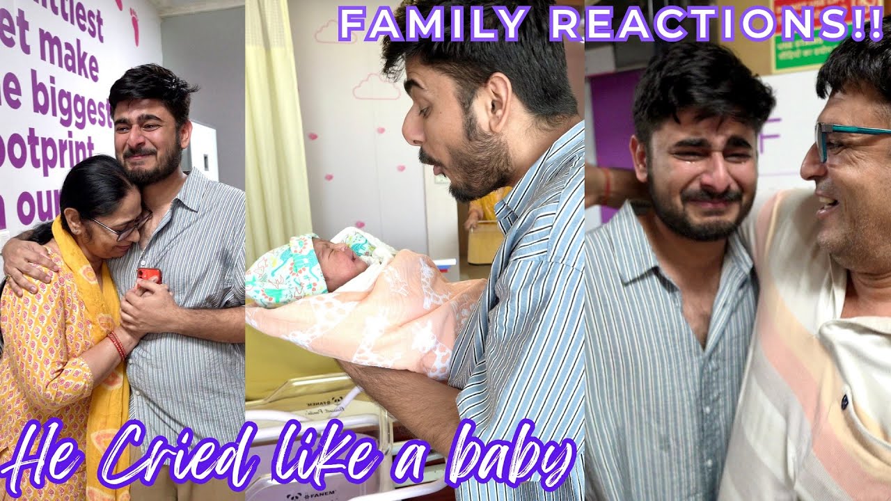 He Became a Dad! || Emotional Family Reactions 😍|| Baby Delivery Vlog