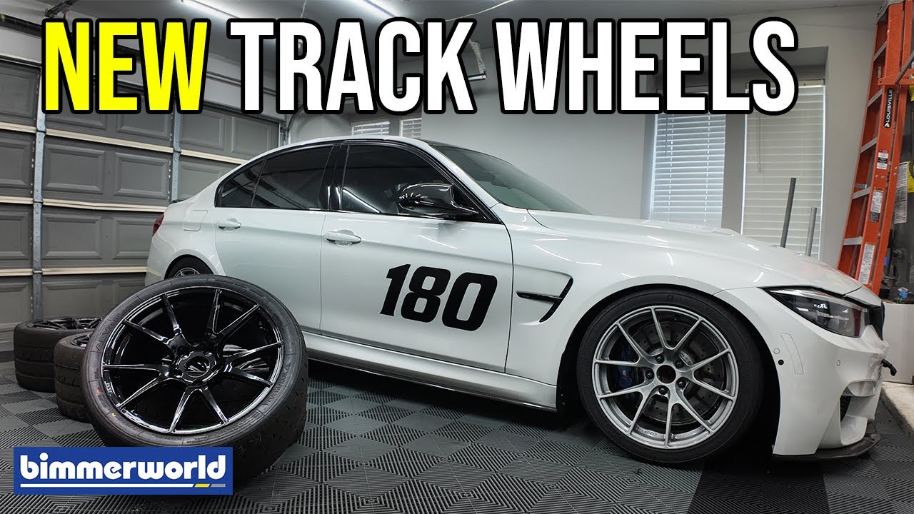 New track wheel setup on the F80 | 295 squared!