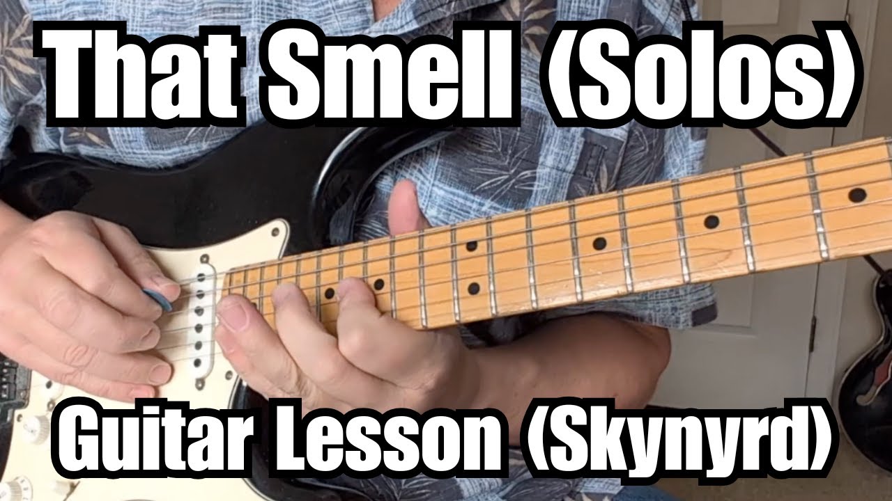 THAT SMELL Guitar Lesson LYNYRD SKYNYRD Steve Gaines SOLOS w/ Tabs