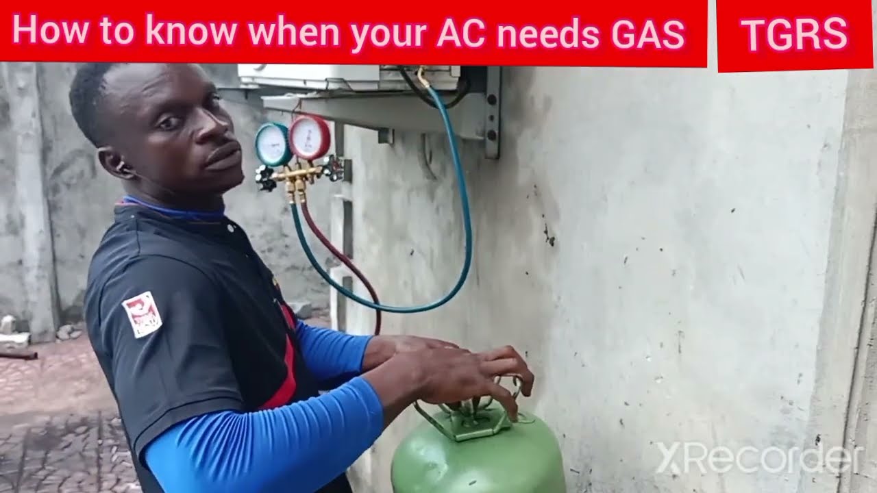 HOW TO KNOW WHEN GAS FINISH IN AIR CONDITIONER