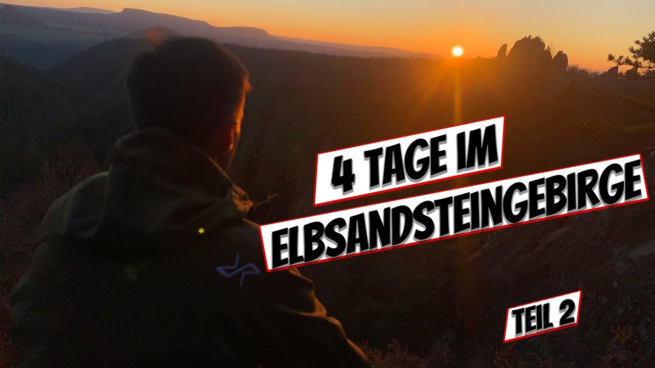 Bushcraft Tour durch die Sächsische Schweiz mit wunderschönen Aussichten im ELBI | Teil 2
