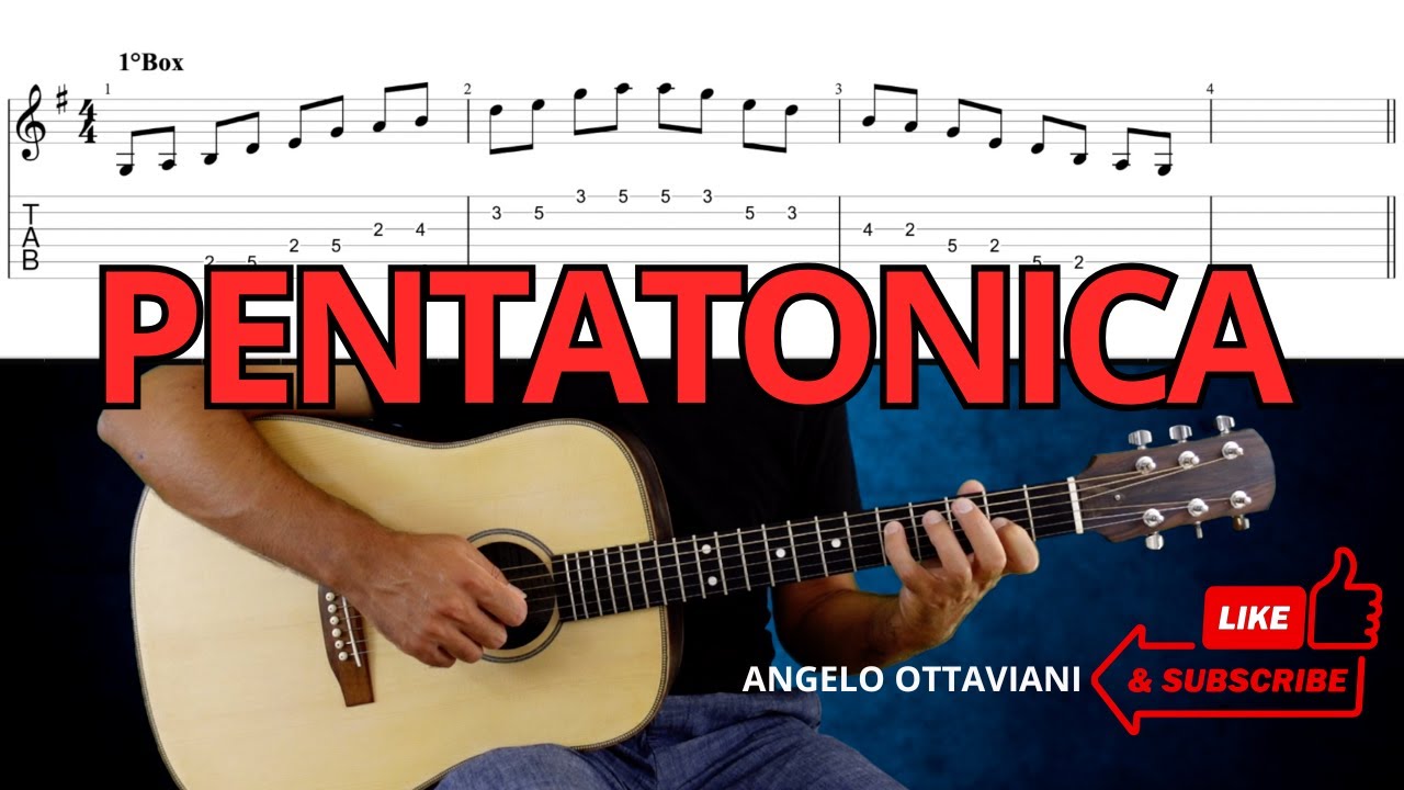 Pentatonica Su Tutta la Tastiera della Chitarra - I 5 Box