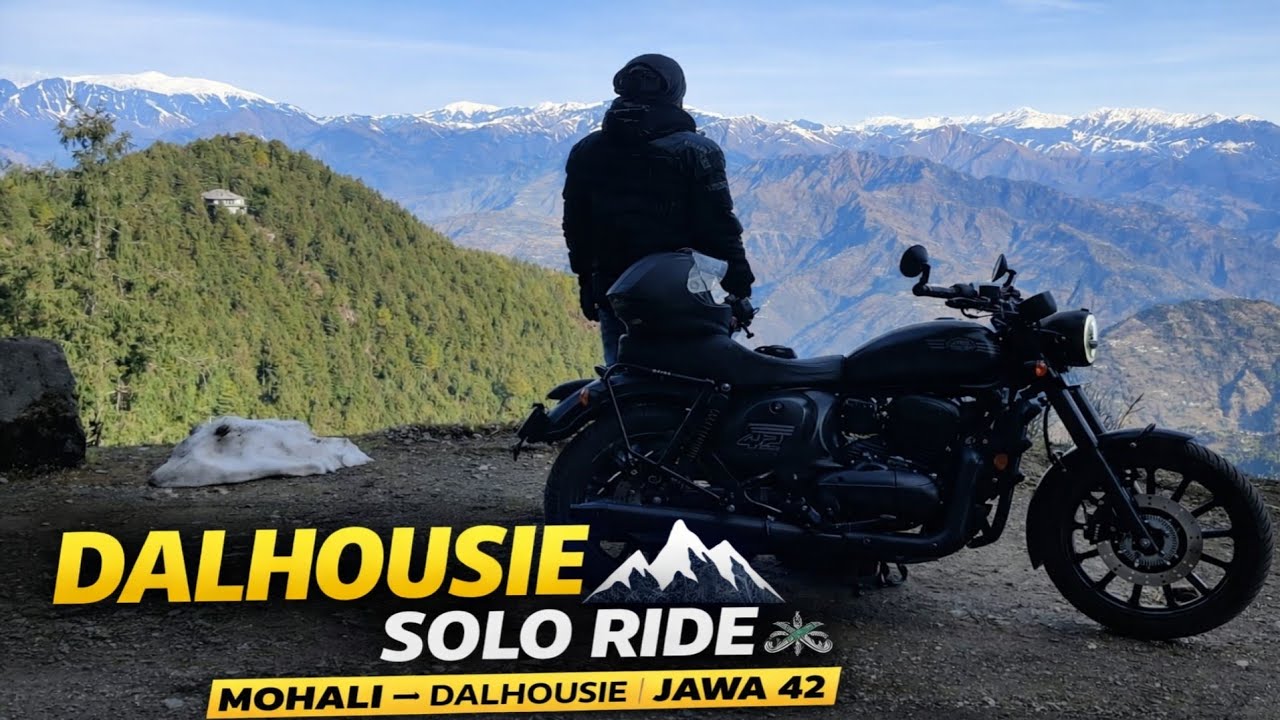 Bike Ride to Dalhousie 🏍️ | Mohali to Dalhousie | Jawa 42 Road Trip