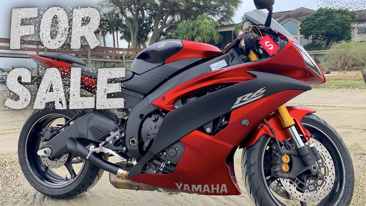 YAMAHA R6 Sport Street Bike Gets EBAY UPGRADES | Slip-On Exhaust & Vinyl Stickers | Motorcycle SALE