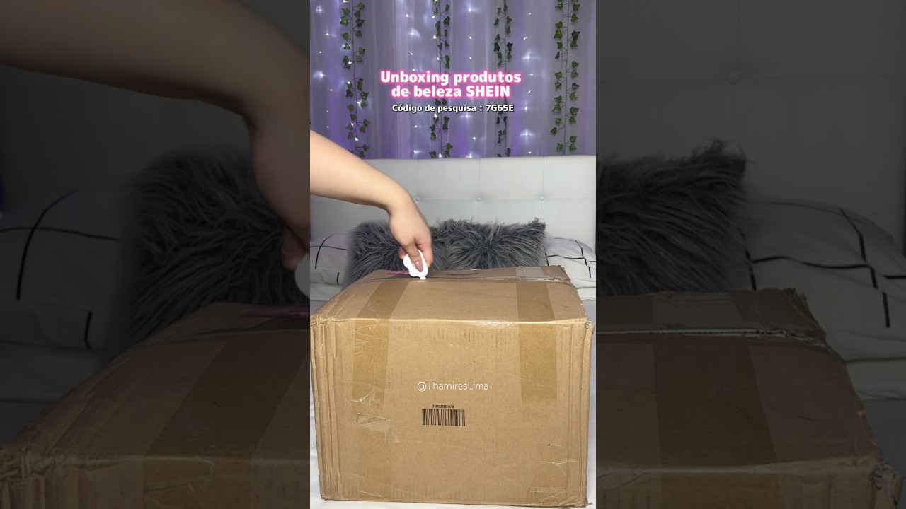 Unboxing produtos de beleza SHEIN 💜      Pesquise 7G65E na SHEIN para obter meus produtos de beleza
