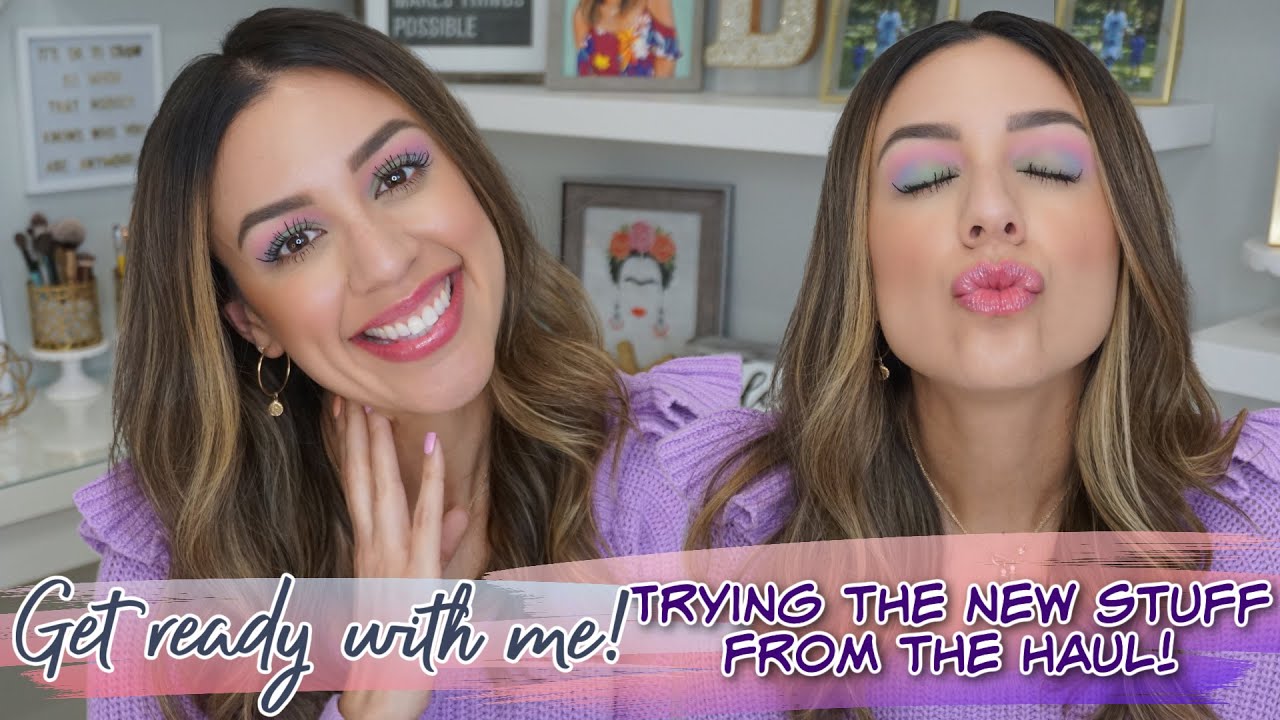 GET READY WITH ME | Trying the new stuff from my haul!