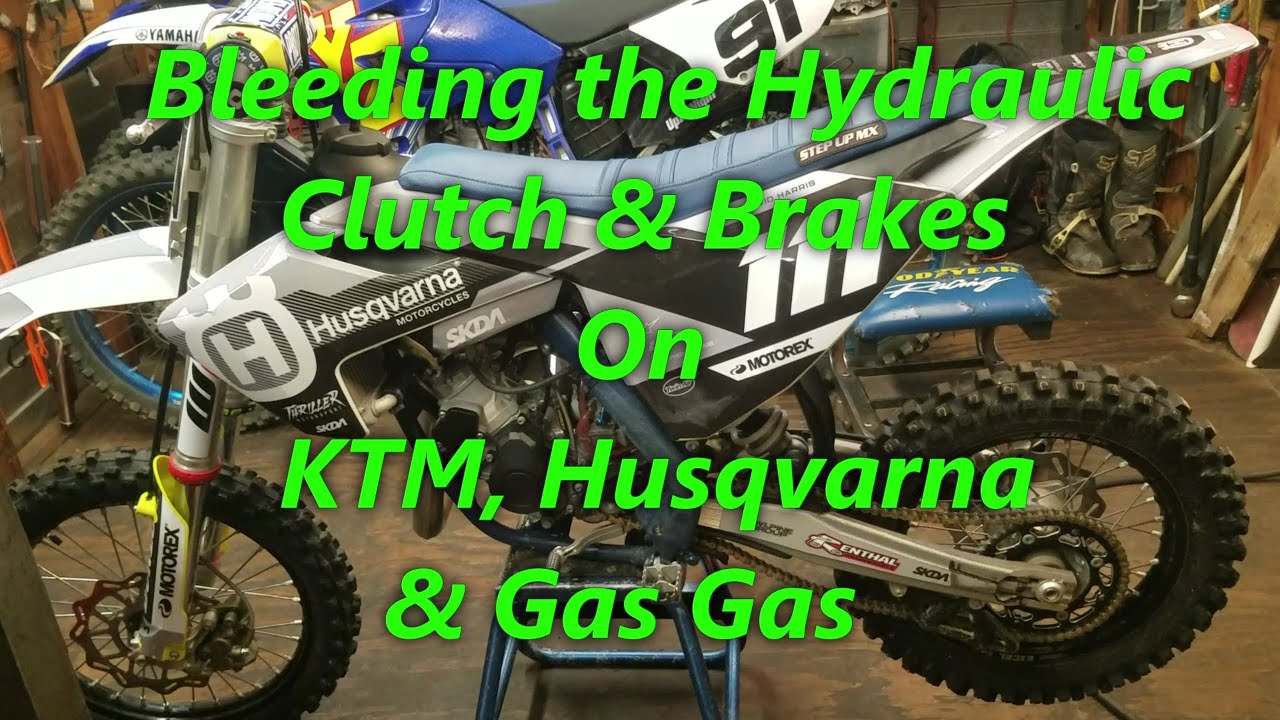 1:11 Bleeding Hydraulic Clutch & Brake. KTM Gas Gas Husqvarna Motocross Dirt bikes