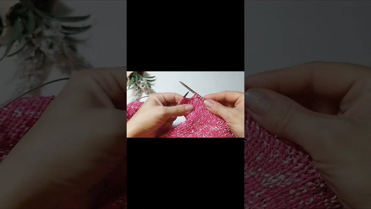 Незаметные прибавки 🧶#вязание