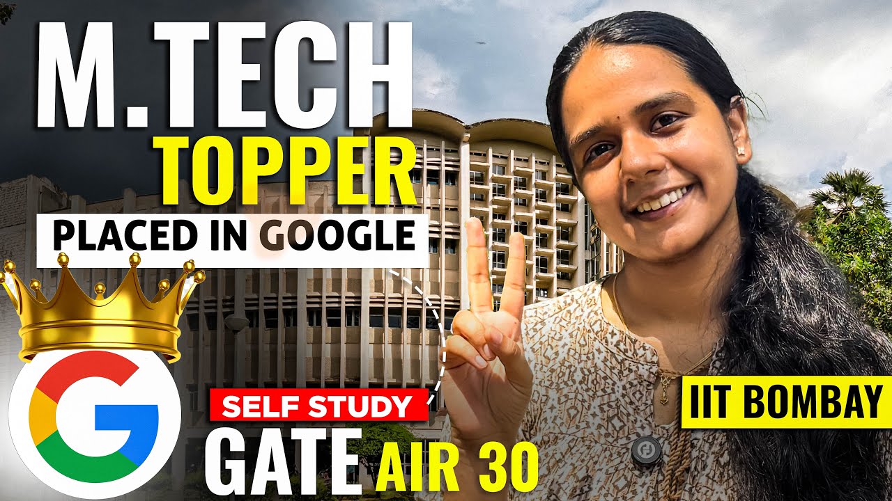 IIT Bombay to Google 🔥Mtech Placement at IITs by AIR30 GATE