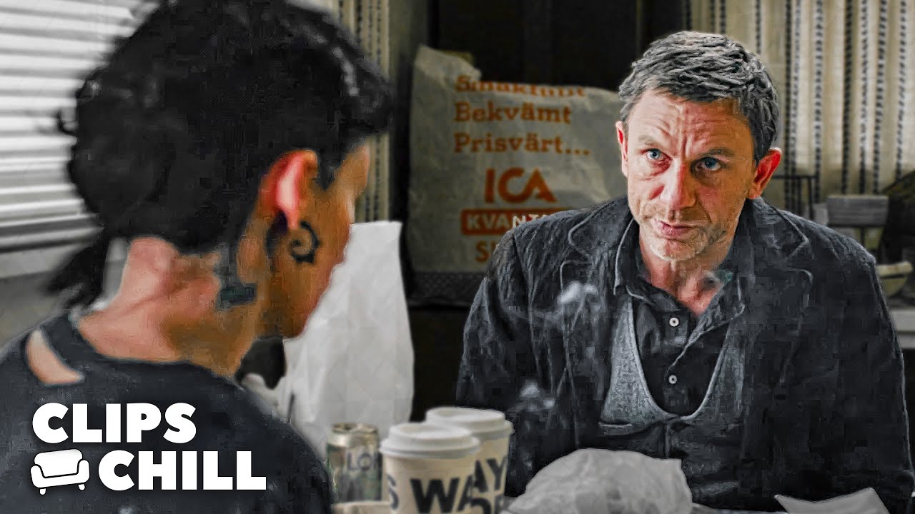 The First Meeting Between Lisbeth and Mikael | The Girl with the Dragon Tattoo (Daniel Craig)