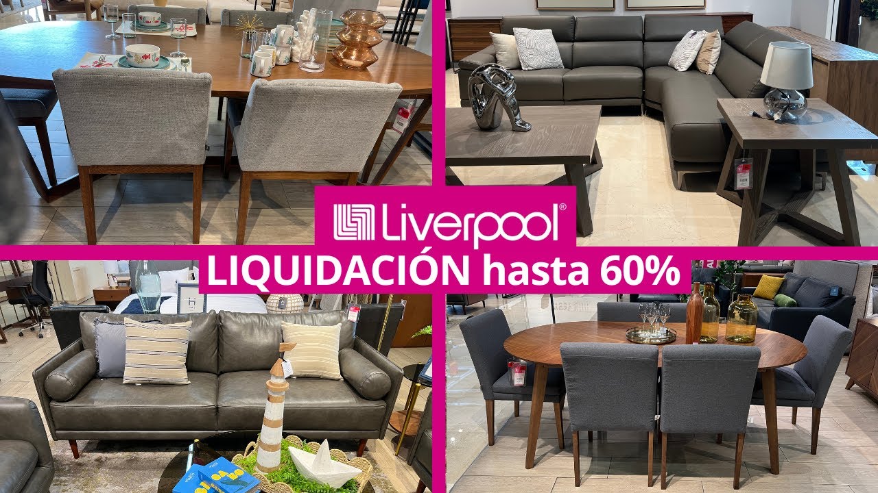 ¡Liverpool se puso bueno! Liquidación en muebles hermosos