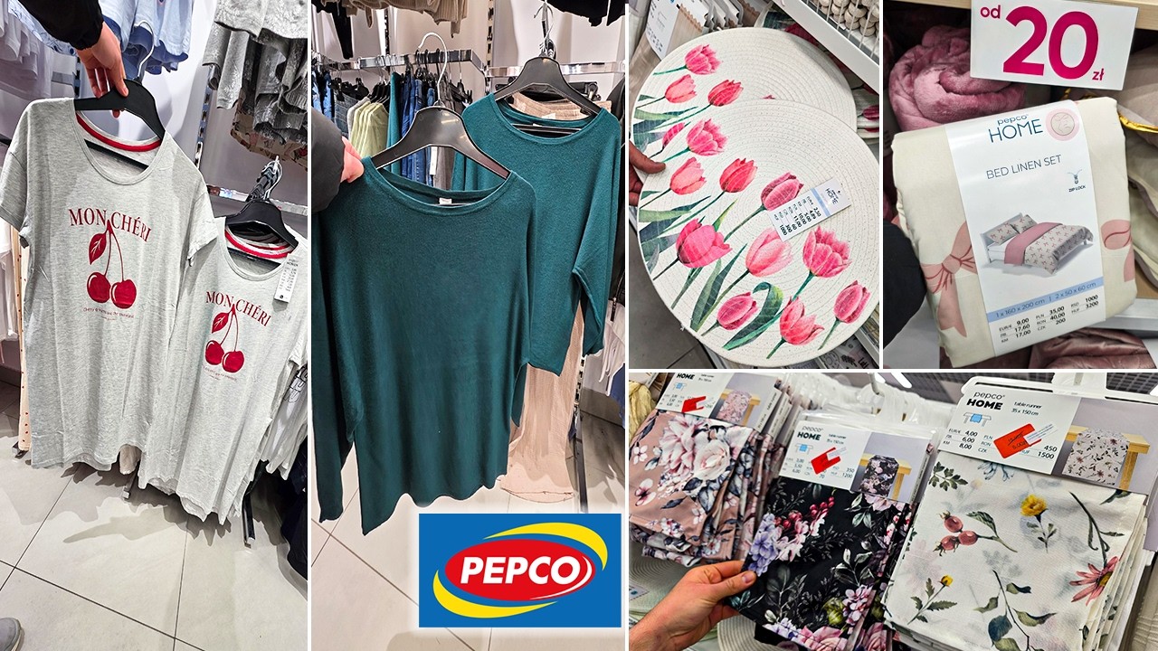 PEPCO NOWE KOMPLETY DAMSKIE❗ PIŻAMY🤩 PODKŁADKI BIEŻNIKI 4ZŁ FIRANY /  PIĘKNE NOWOŚCI❗