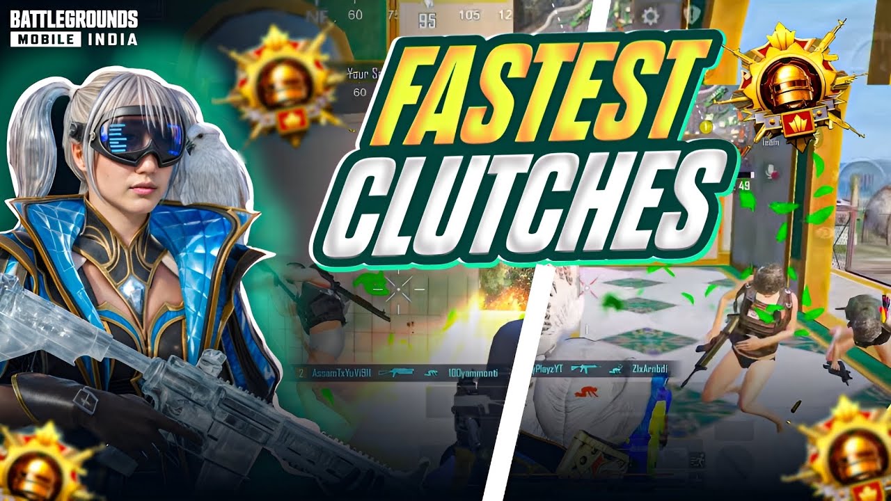 Fastest clutches in 4.2 Update 🥷🔱 || iPhone 11 60 Fps | BGMI