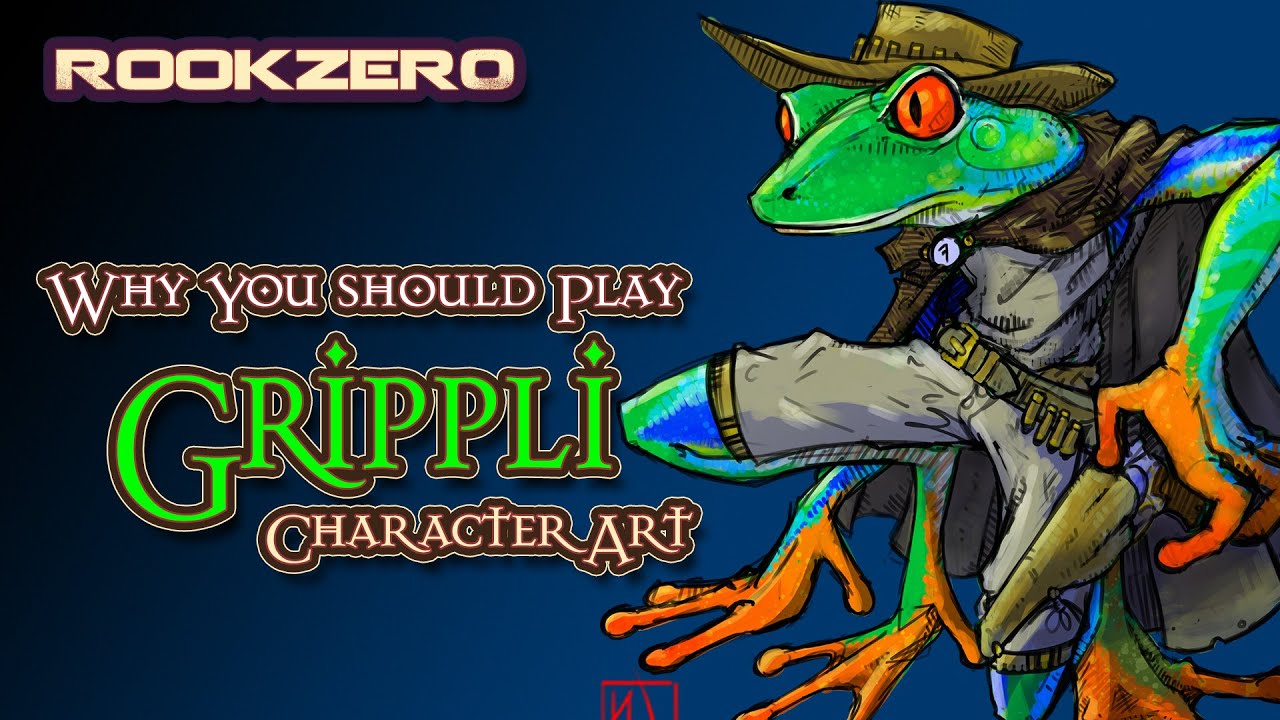 D&D Why you should play Gripli, MoGoGol, Grund, Frogfolk - Dungeons and Dragons Character art