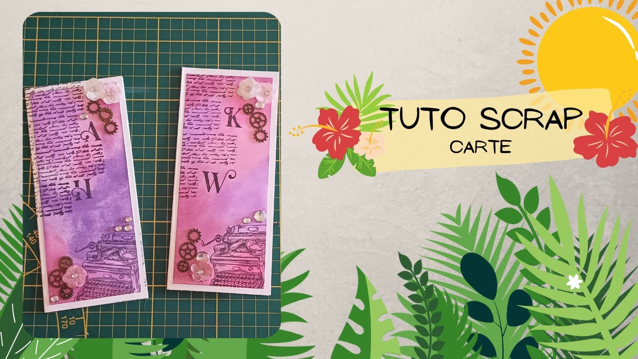 Tutoriel carte 100% fait main 🖐 et 99% action 🏷