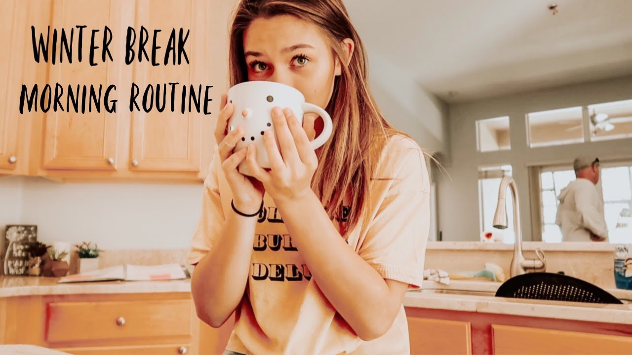 My winter break morning routine | Emma Marie
