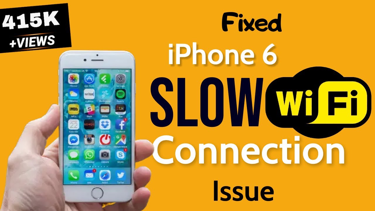 iPhone 6 WiFi slow? Here's the way to speed up