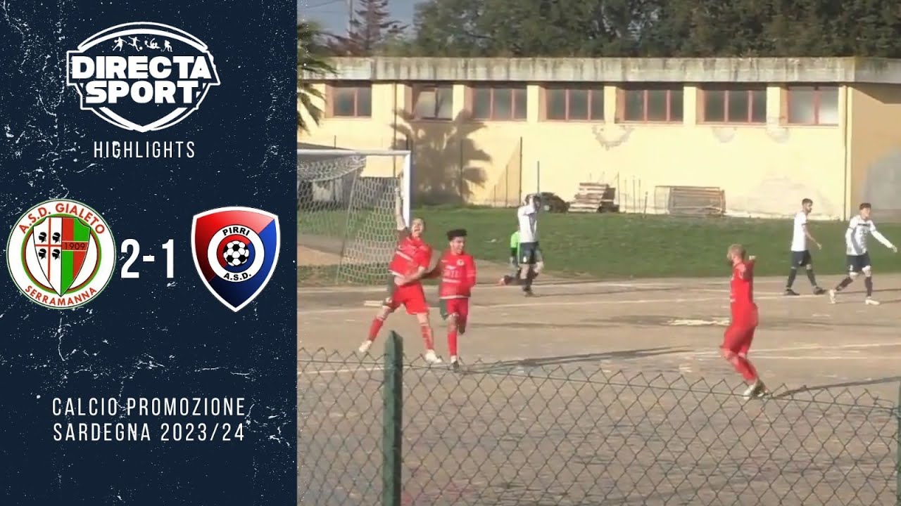 Calcio Promozione - Gialeto 1909-Calcio Pirri 2-1 (Highlights)