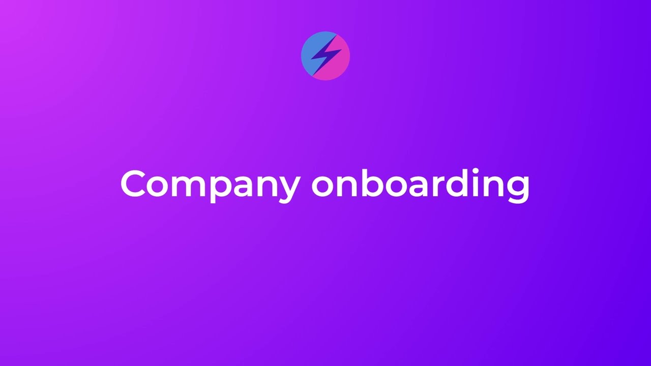 Onboarding a company | Embedded Payroll Intelligence