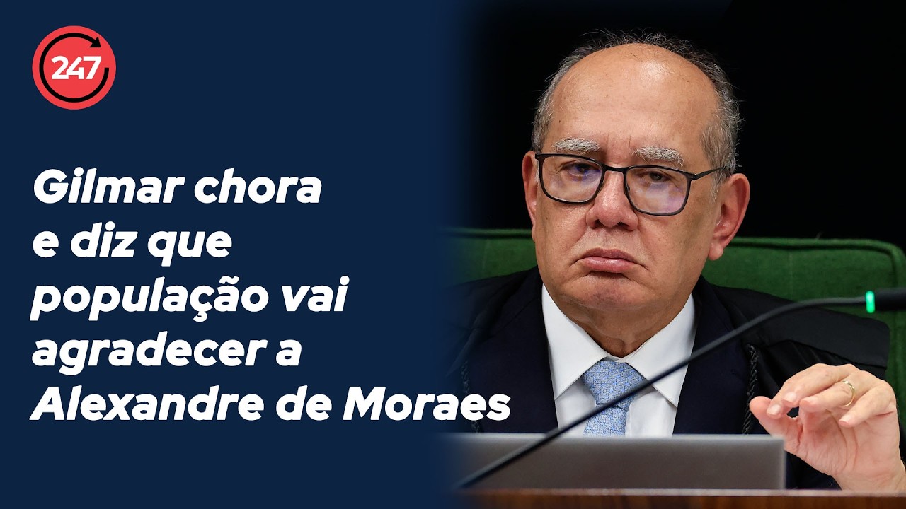 Gilmar chora e diz que popula&ccedil;&atilde;o vai agradecer a Alexandre de Moraes