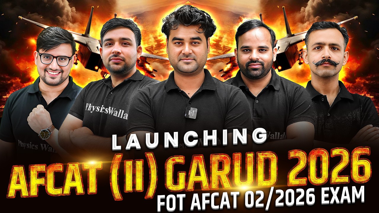 Launching AFCAT 2 Garud 2026 For AFCAT 2, 2026 Exam | Complete Preparation for AFCAT  Exam ✈️