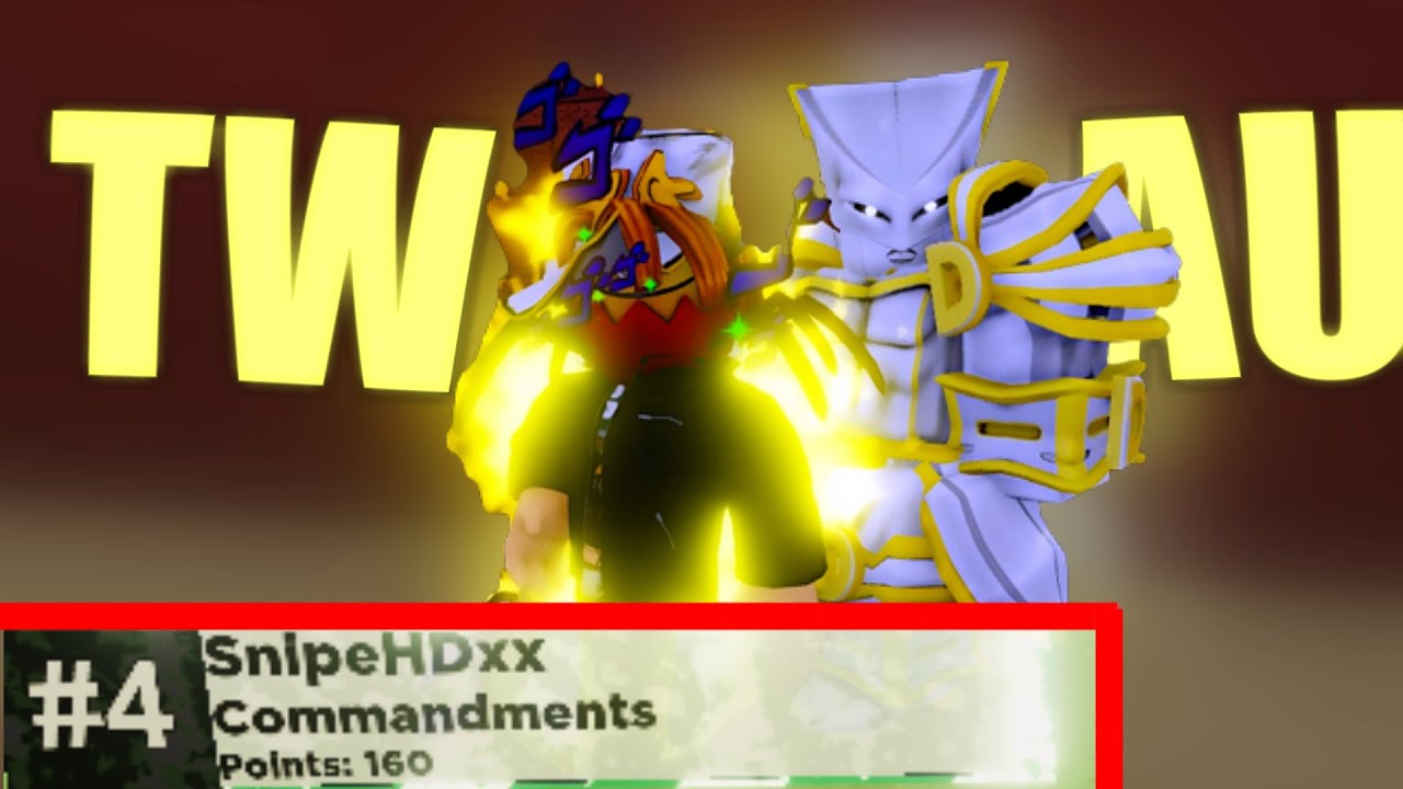[YBA] #4 on LEADERBOARD with TWAU?! -  This Stand goes CRAZY