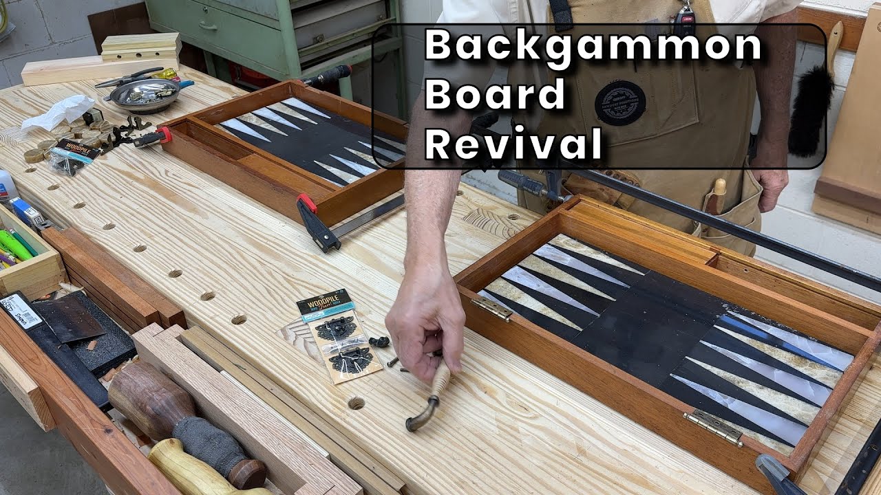 Restoring a Vintage Backgammon Board