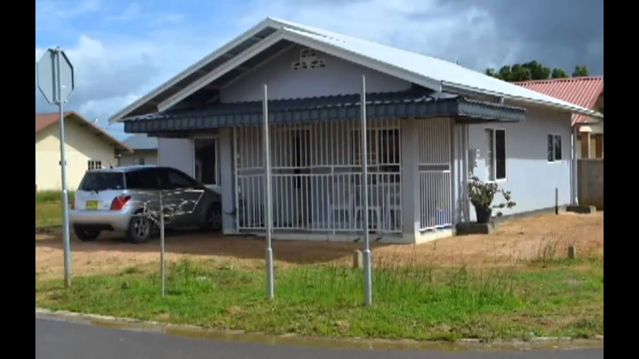 Welzijnswoningbouwproject te Hanna's Lust Suriname