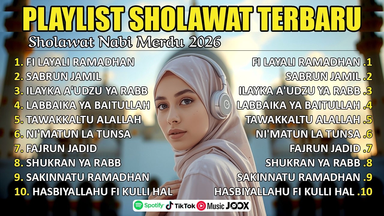 🔴SHOLAWAT PENGANTAR TIDUR - SHOLAWAT NABI MERDU ADEM DI HATI - SHOLAWAT TERBARU 2025 PENYEJUK HATI
