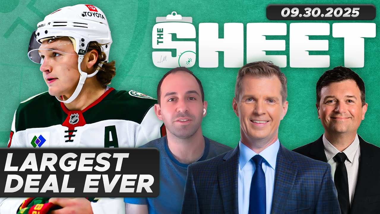Kirill Kaprizov Signs Largest Contract in NHL History ft. Greg Wyshynski & Hart Levine | The Sheet