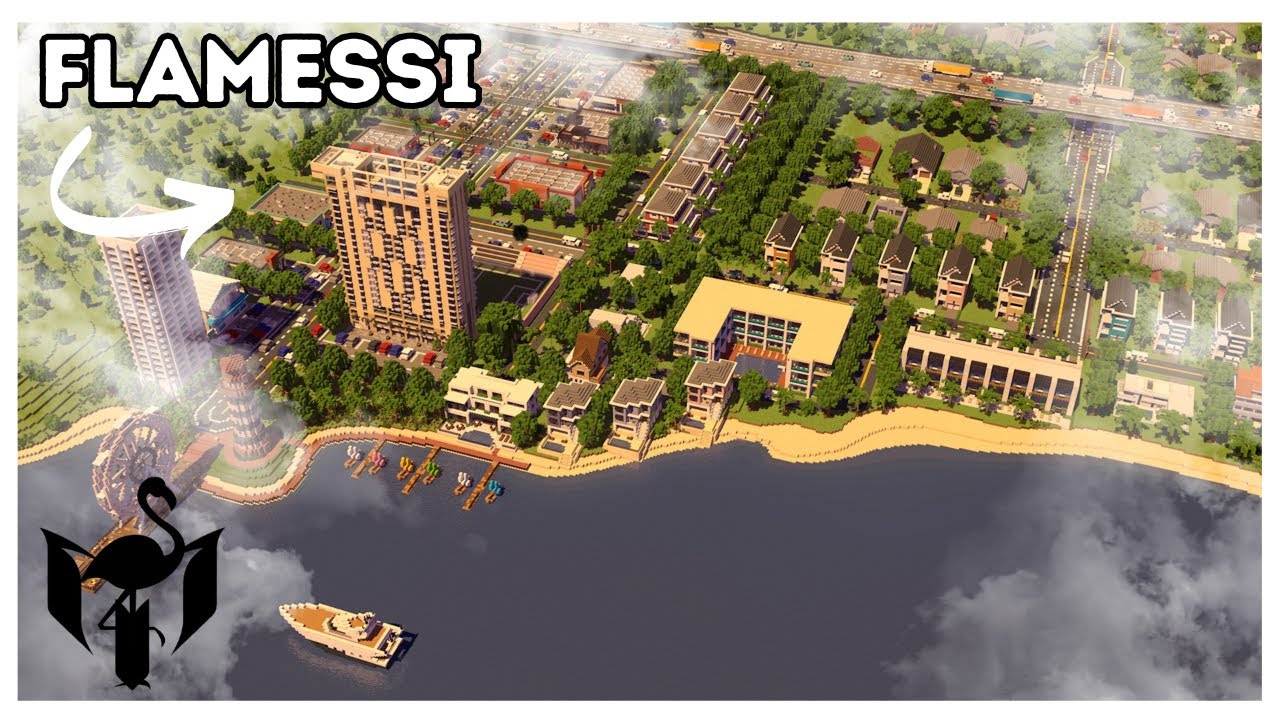 Building A Beach City In Minecraft!