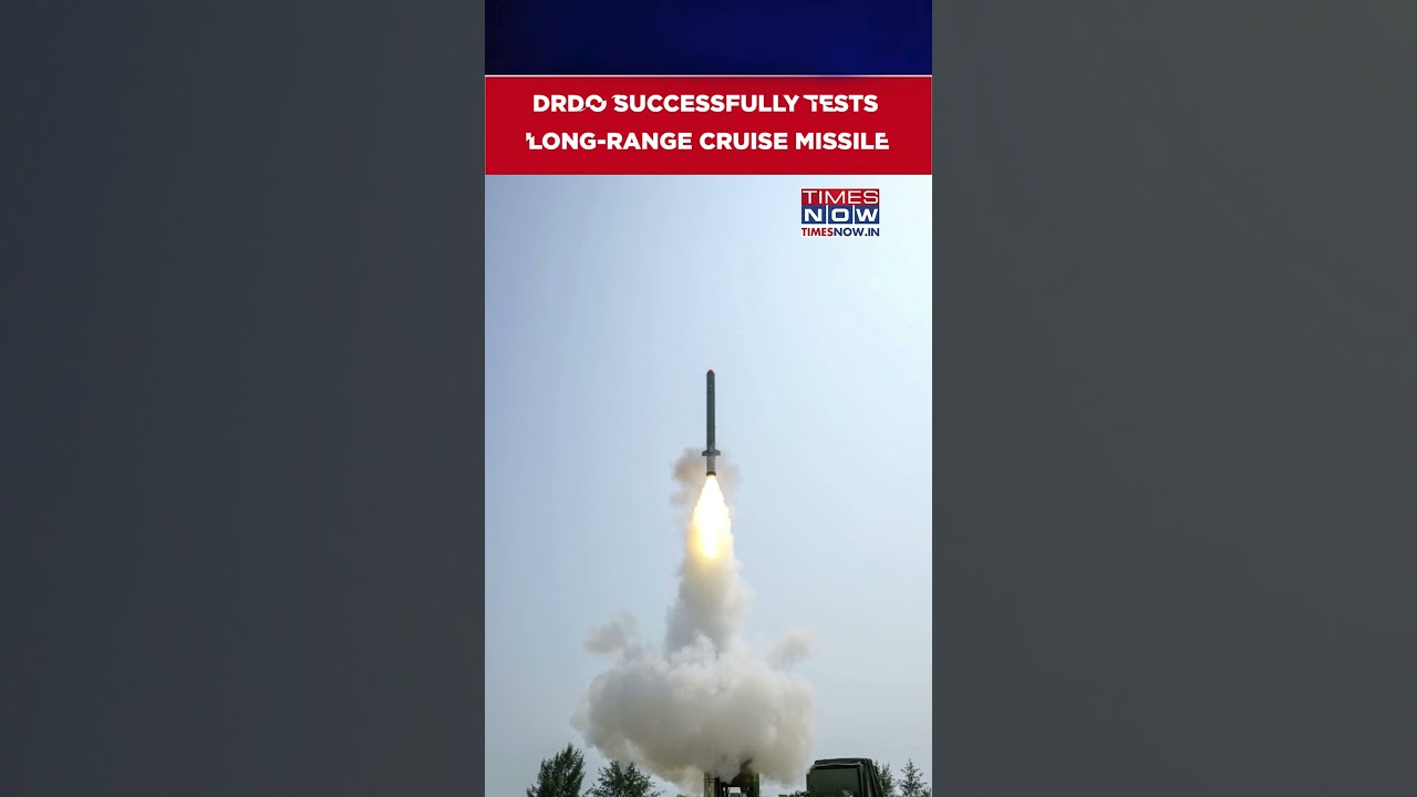 DRDO Successfully Tests Long-Range Cruise Missile, Boosting India's Strike Capability #shorts