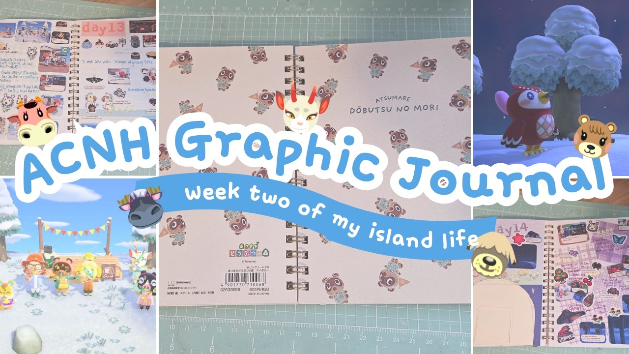 ✨Week 2 of my Animal Crossing Graphic Journal ✨