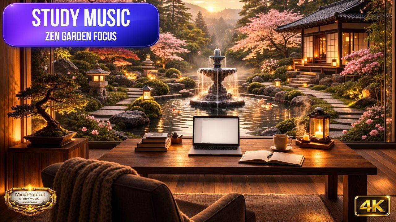 2026 Ultimate Study Music For Focus & Productivity | Zen Garden Focus