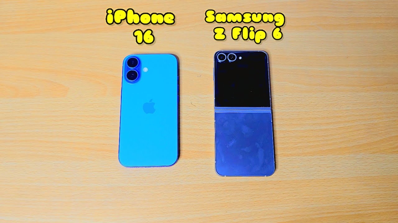 iPhone 16 vs Samsung Galaxy Z Filp 6 - SPEED TEST