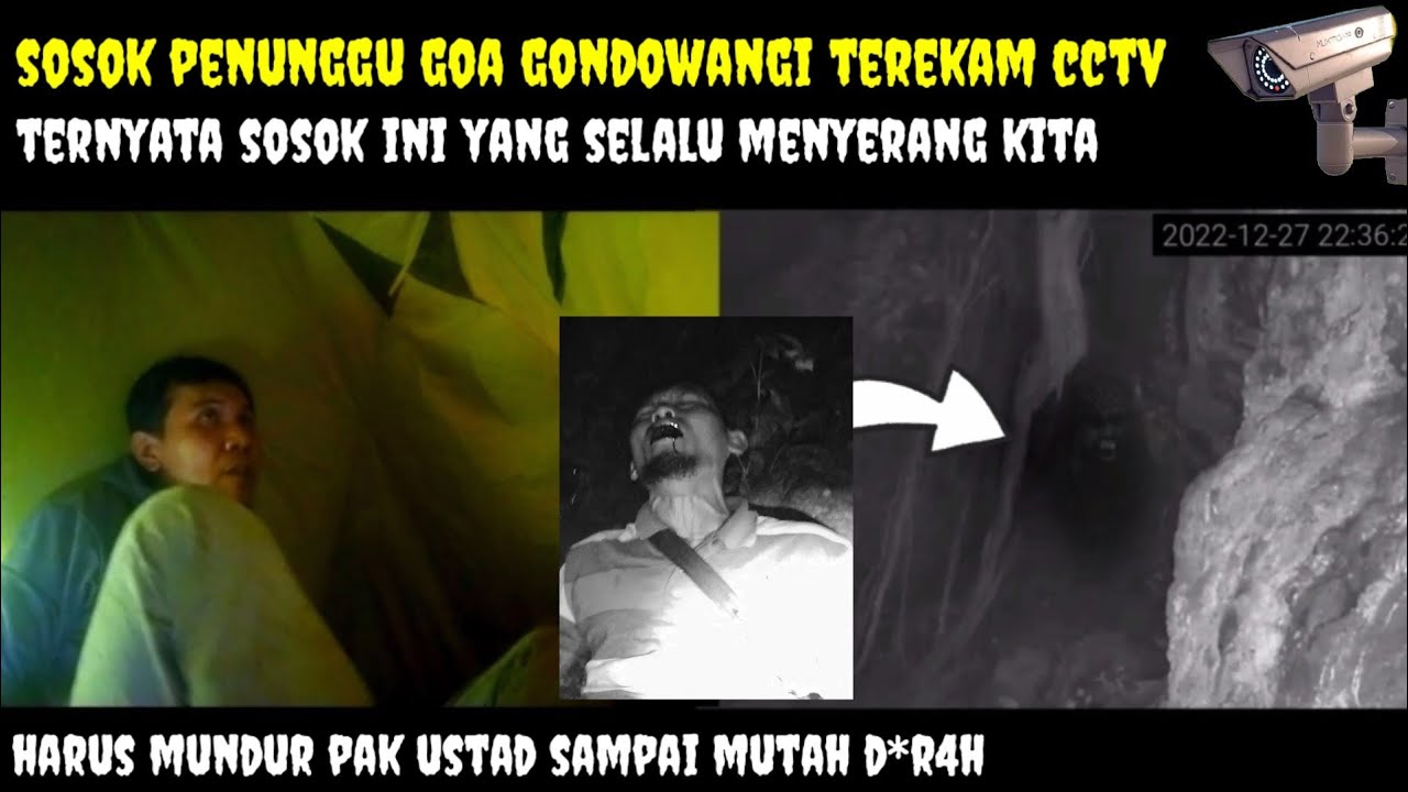 CAMPING HOROR: Hutan Gondowangi pasang CCTV di mulut goa, banyak sosok terekam kamera