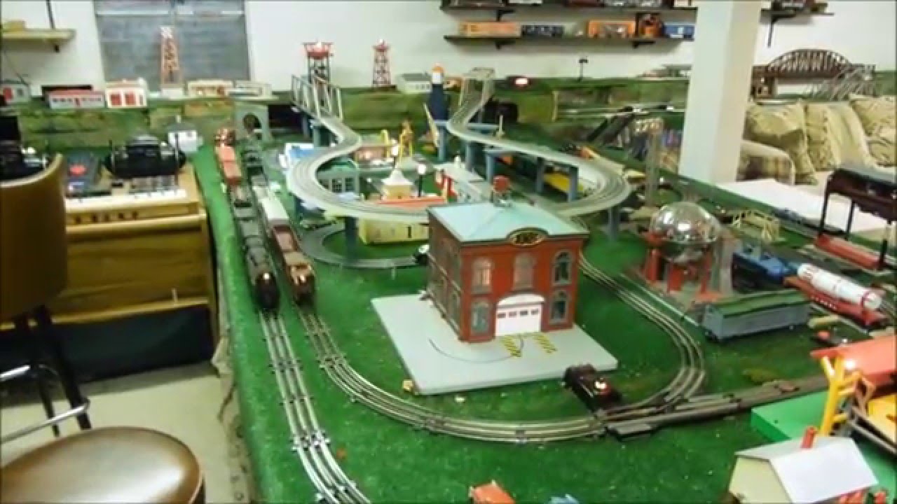 Lionel Train Layout tour 2016